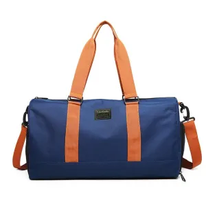 Blue Waterproof Gym Bag with Wet / Dry Separation - 9920 Blue