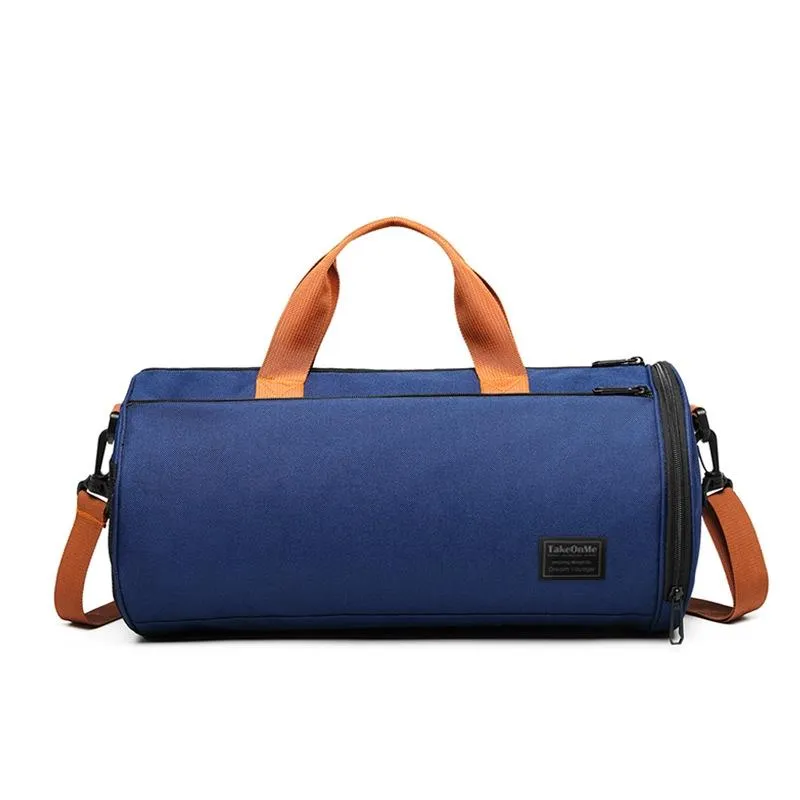 Blue Waterproof Gym Bag with Wet / Dry Separation - 9920 Blue