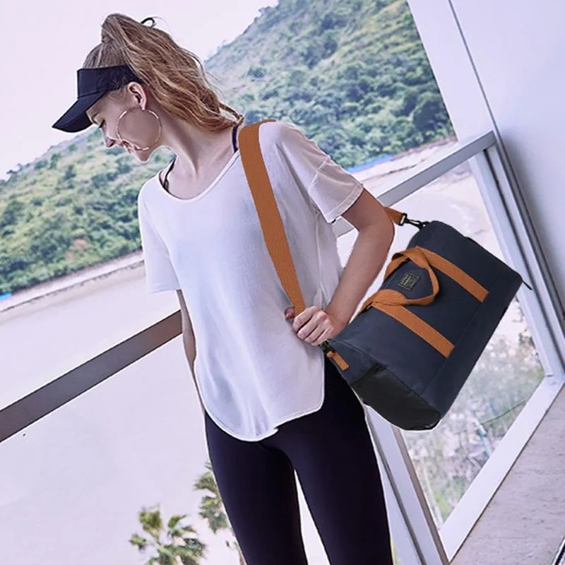 Blue Waterproof Gym Bag with Wet / Dry Separation - 9920 Blue