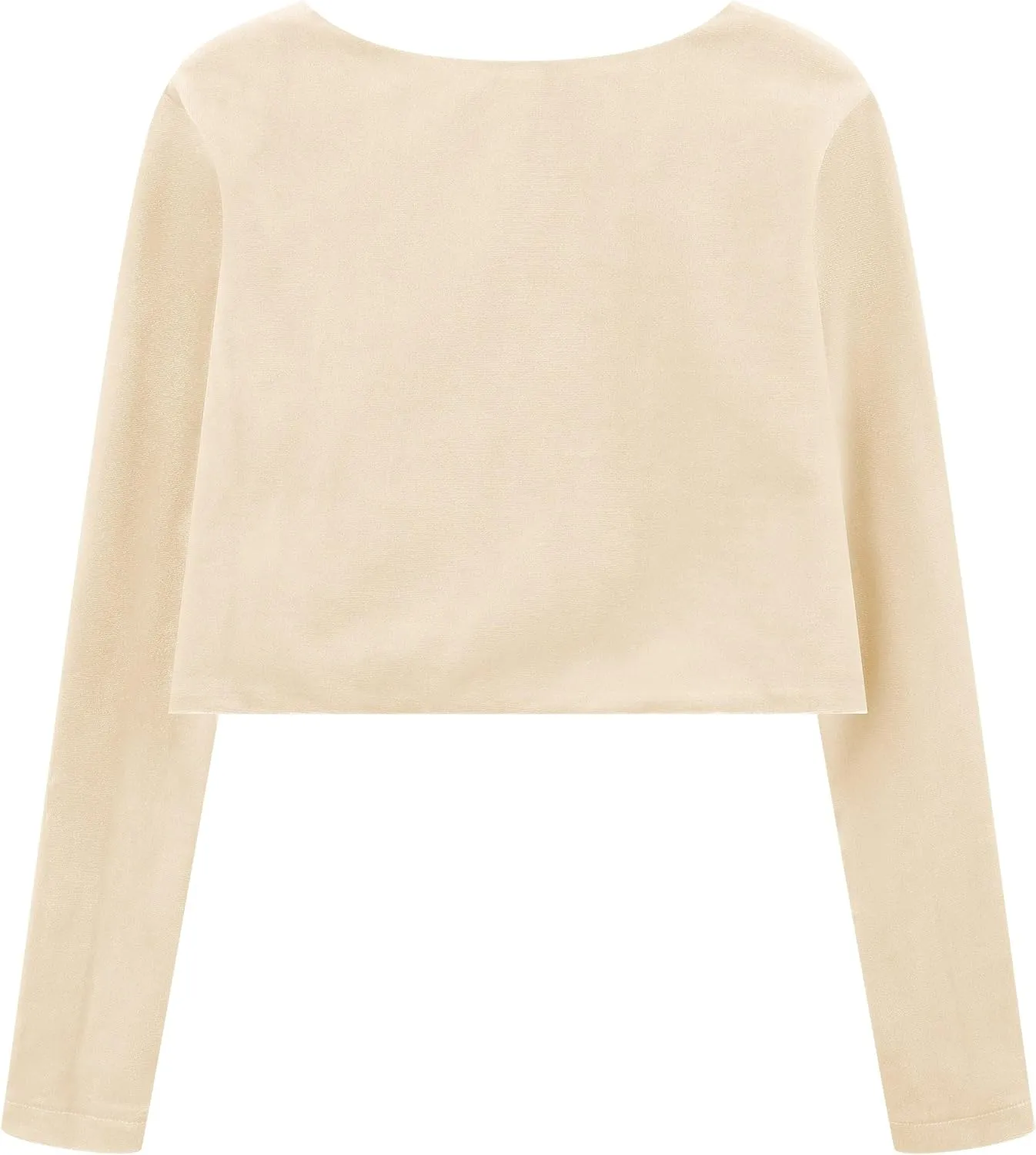 BOLEROSE Girls Long Sleeve Velvet Childrens Kids Sweater Bolero Shrug