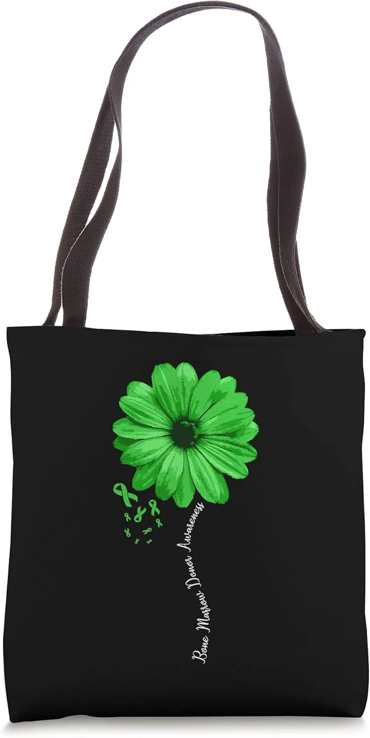 Bone Marrow Donor Awareness Warrior Pretty Ribbon Tote Bag