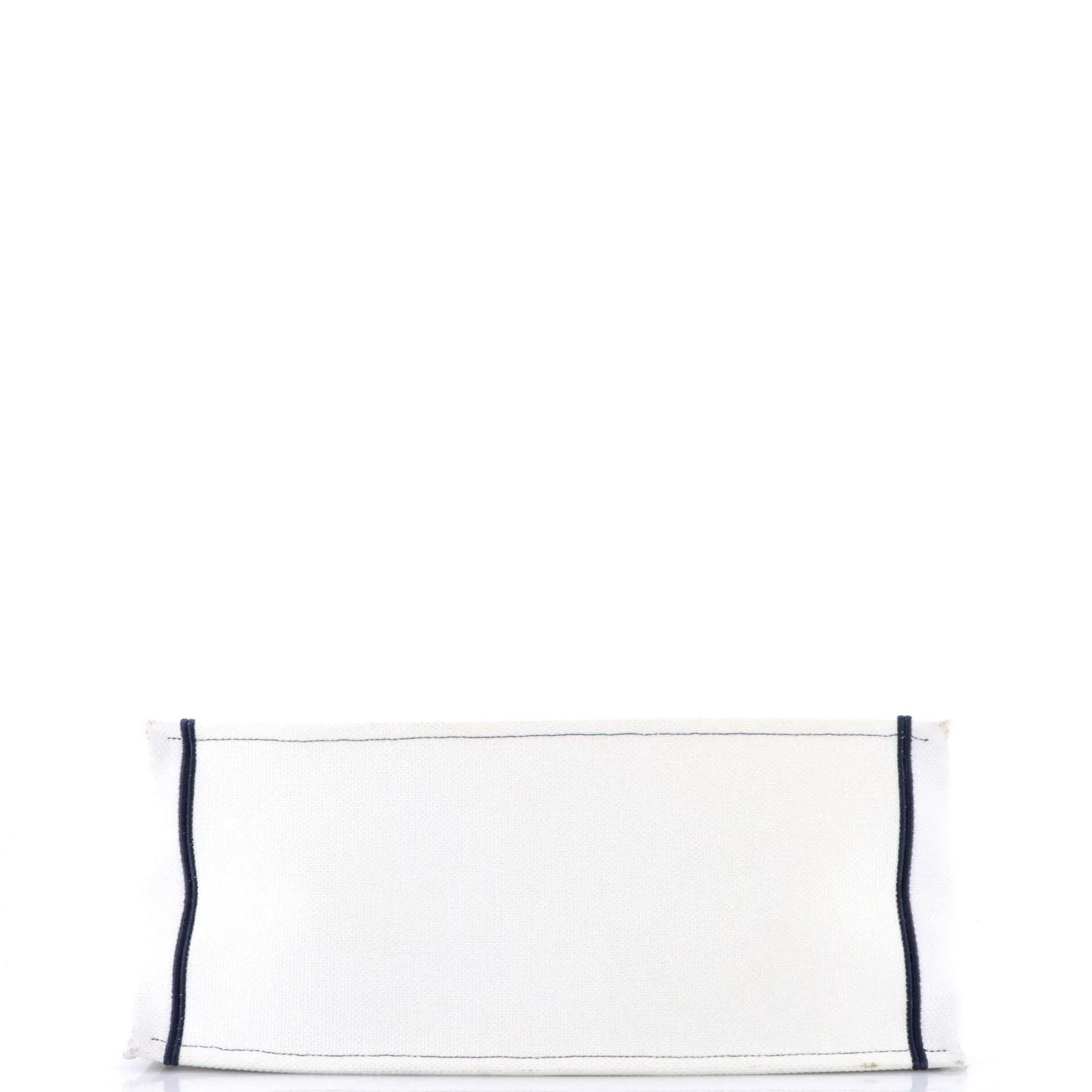 Book Tote Embroidered Canvas Large