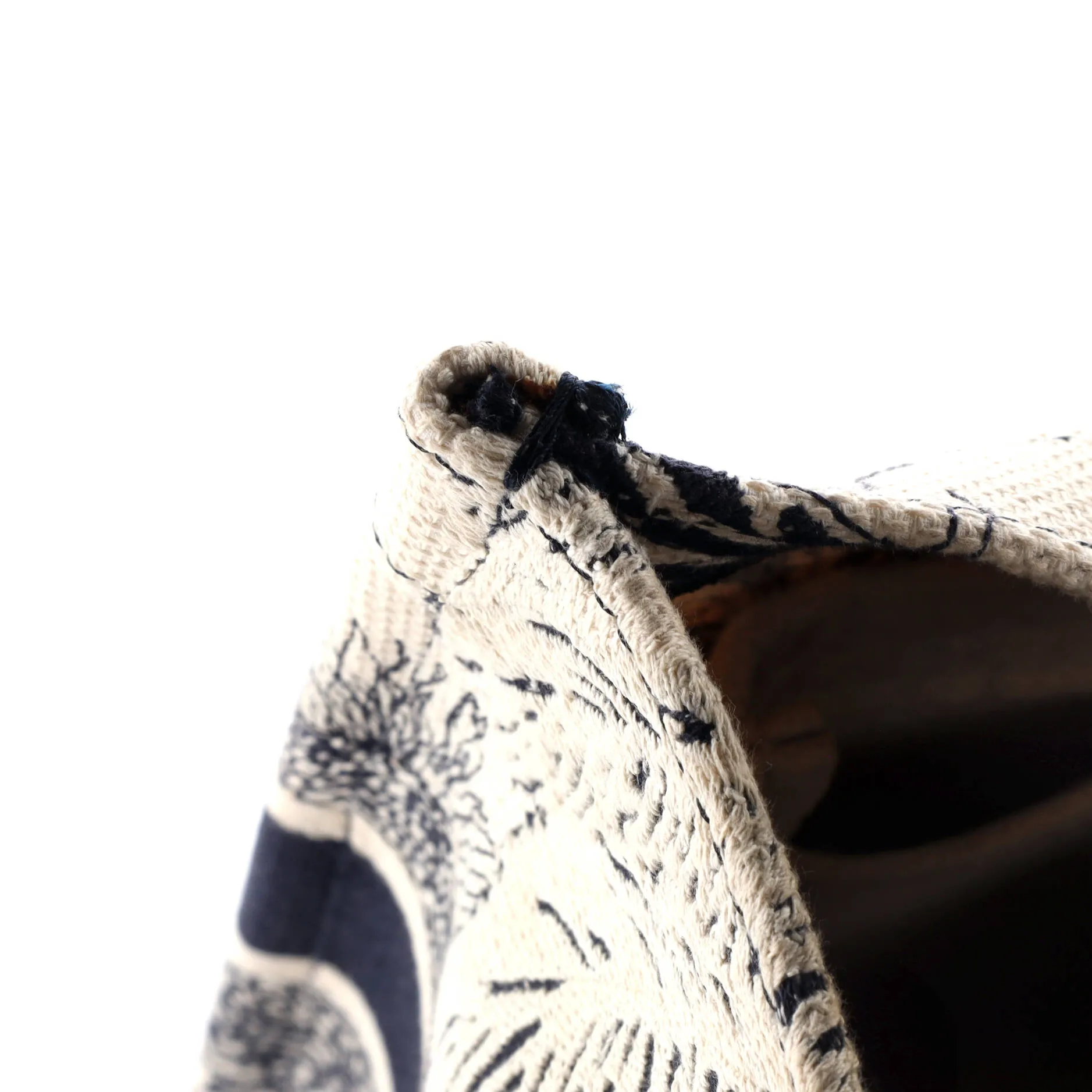 Book Tote Embroidered Canvas Medium