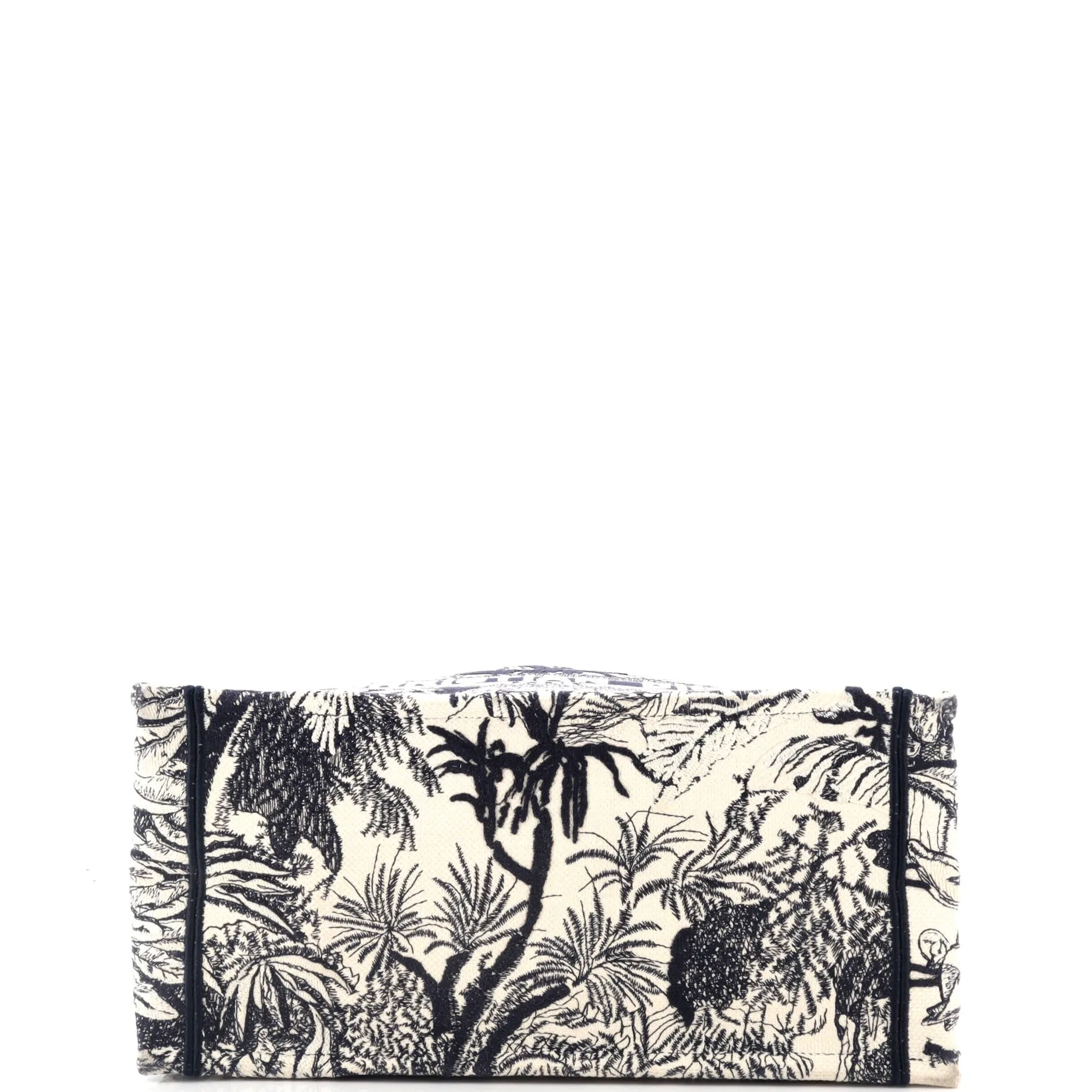 Book Tote Embroidered Canvas Medium