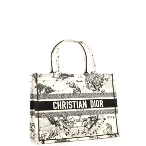 Book Tote Embroidered Canvas Medium