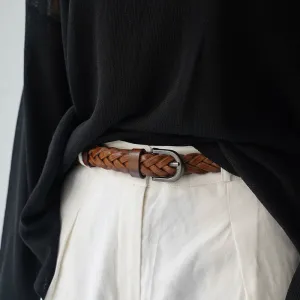 Braided Cowhide Belt