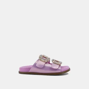 Bridget Kids Metallic Pink Slip On Sandal