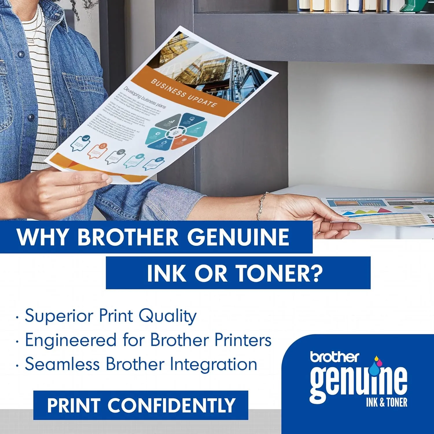 Brother Genuine Standard-Yield Toner Cartridge Three Pack TN221 3PK -Includes one Cartridge Each of Cyan, Magenta & Yellow Toner, Standard Yield (TN2213PK), Cyan, Magenta, Yellow
