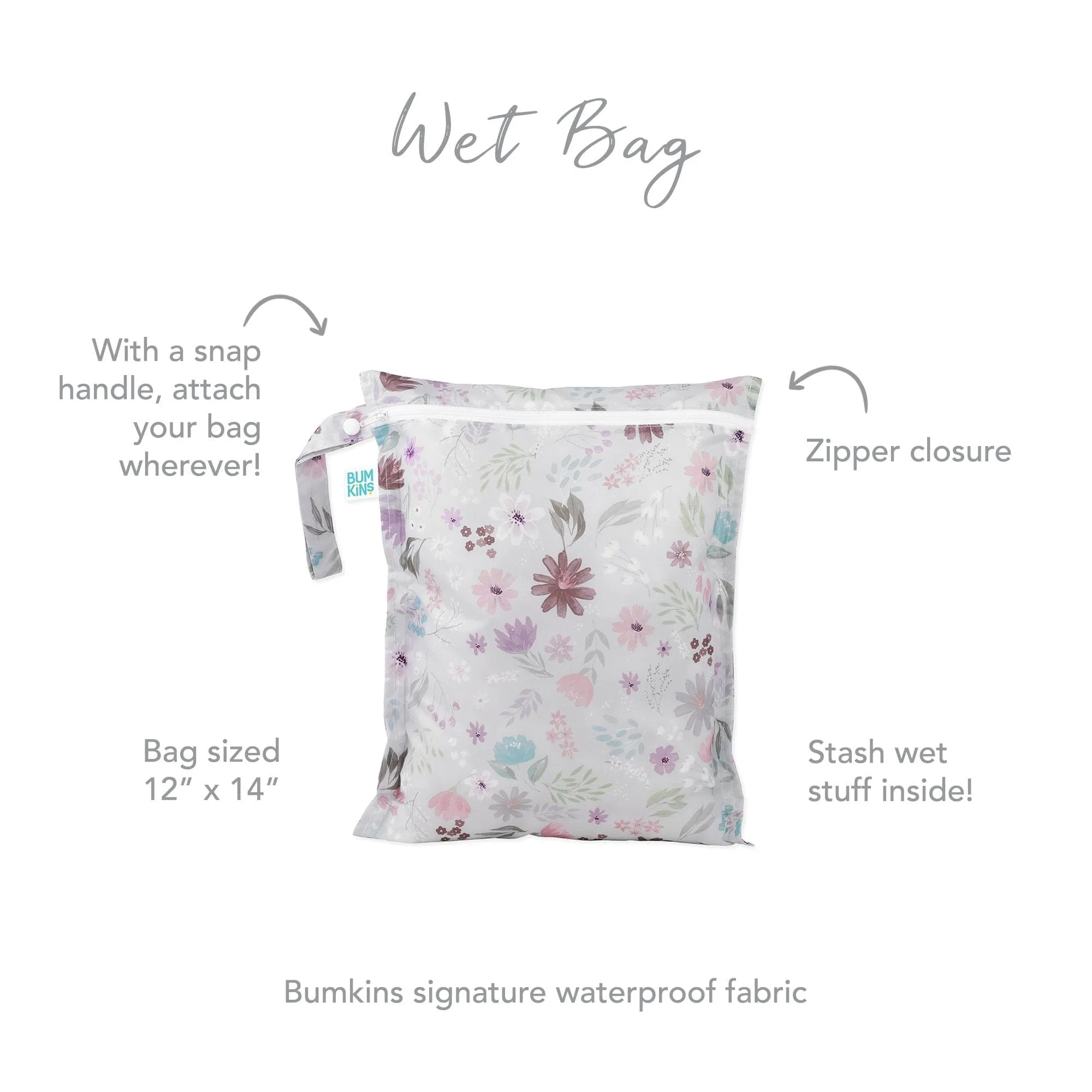 Bumkins Wet Bag - Floral