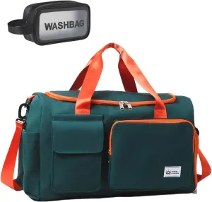 BUQINGTING Gym Bag for Men Women with Shoe Compartment, Cute Travel Duffle Bag for Women, Weekender Overnight Bag, Carry on Tote Bag Sport Duffel bag for Dance, Swim