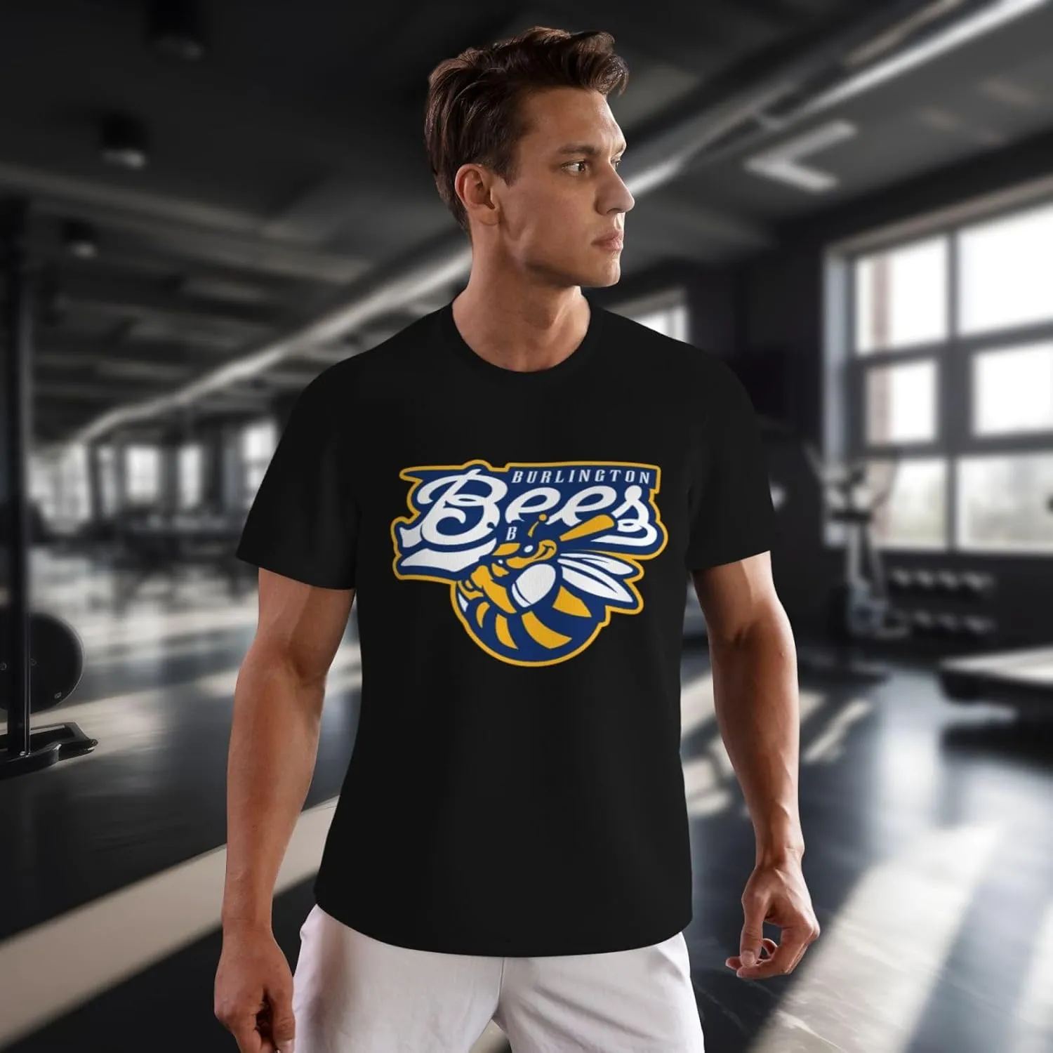 Burlington Bees Men's Lightweight Breathable Mesh Short Sleeve T-Shirt