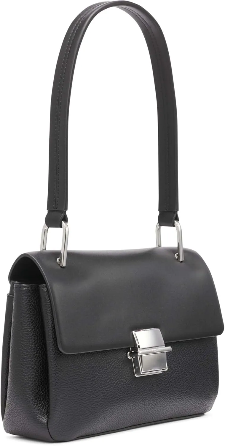 Calvin Klein Clove Triple Compartment Flap Shoulder Bag