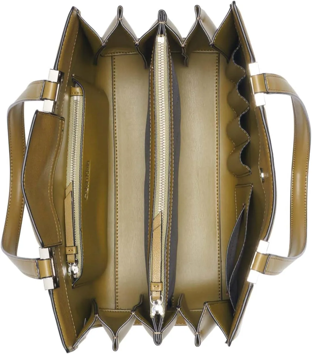 Calvin Klein Palm Triple Compartment Organizational Tote