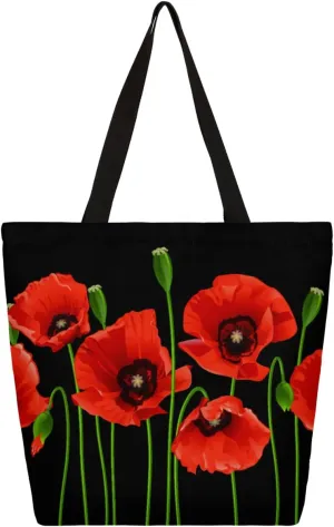 Canvas Tote Bag Large Women Casual Shoulder Bag Handbag Reusable Storage Shoulder Bag