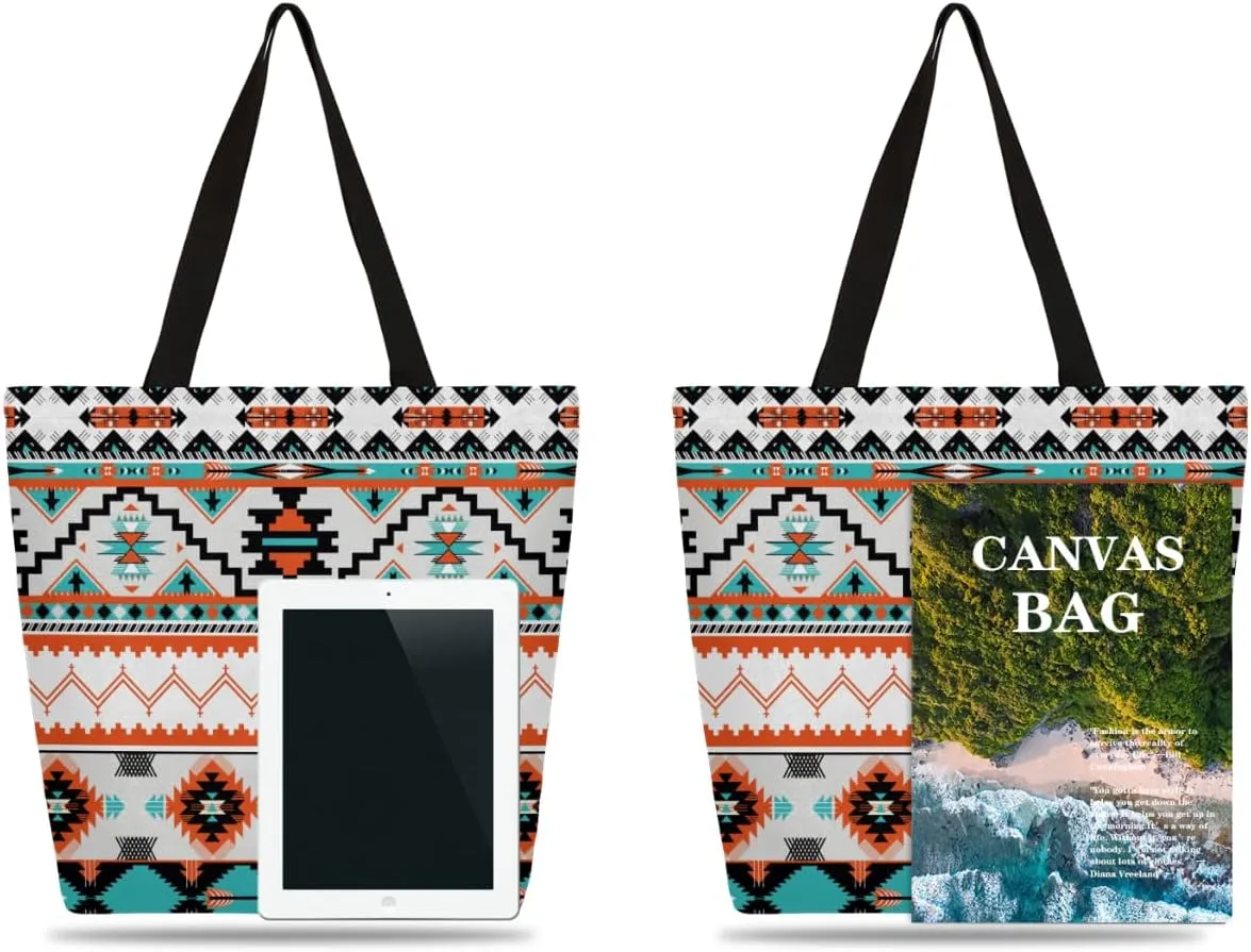 Canvas Tote Bag Large Women Casual Shoulder Bag Handbag Reusable Storage Shoulder Bag