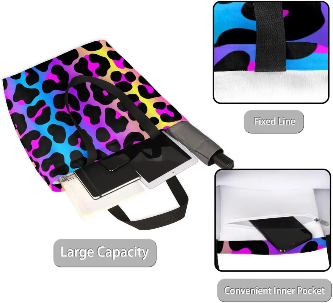 Canvas Tote Bag Large Women Casual Shoulder Bag Handbag Reusable Storage Shoulder Bag