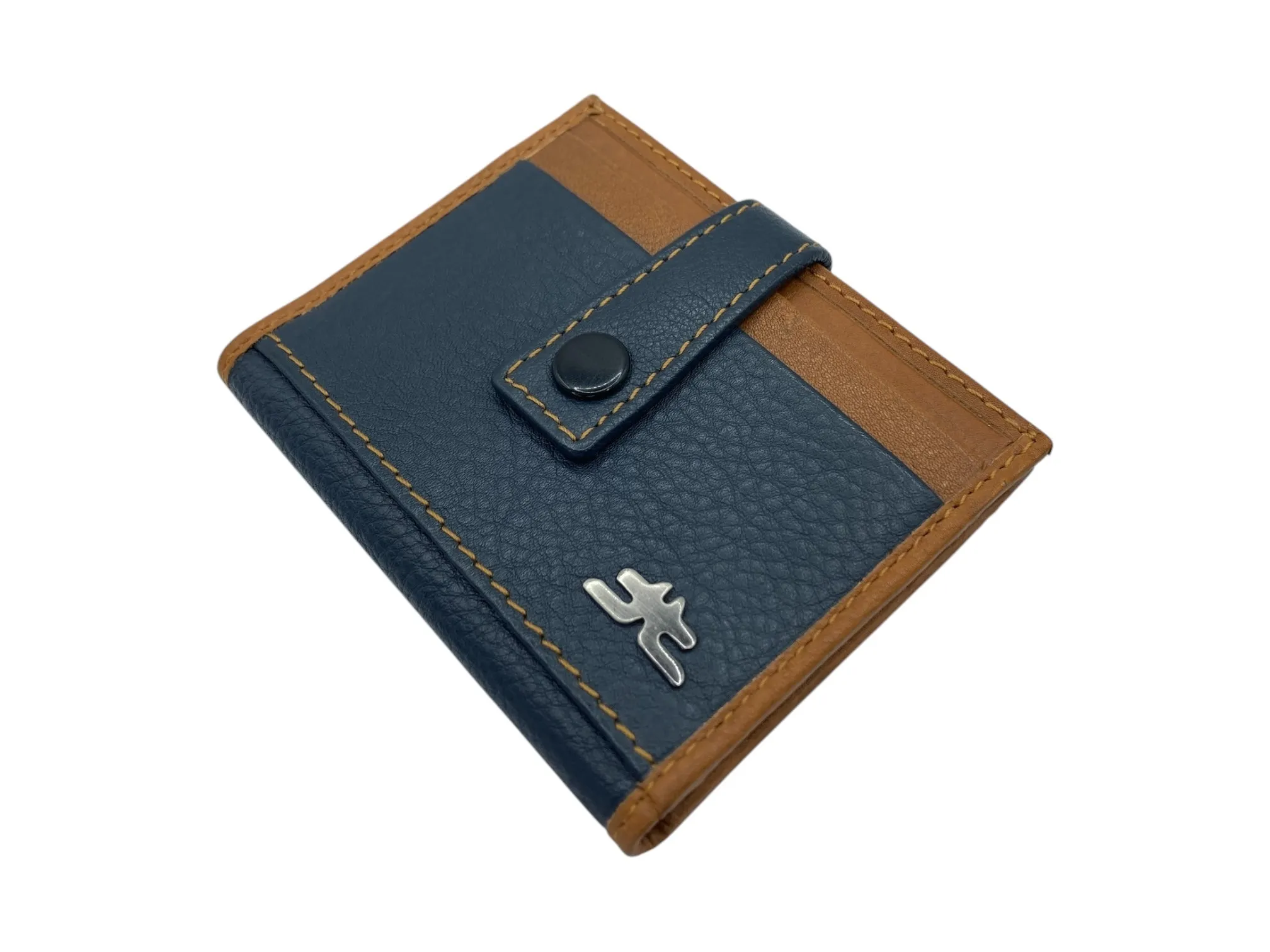 Card Case & Cash Wallet Compact Size 12 Card Space Plus Zip For Coins # 4029Z