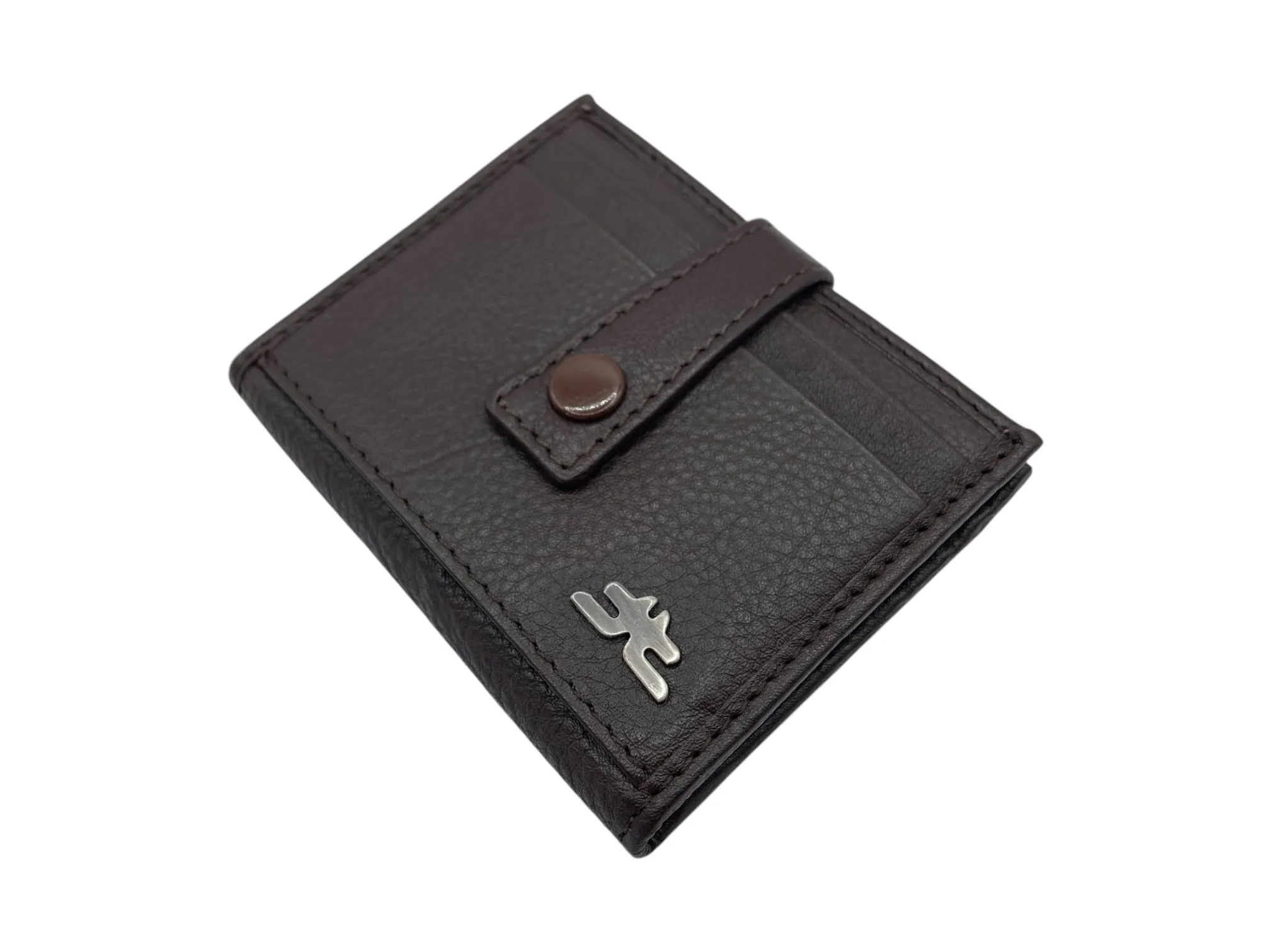 Card Case & Cash Wallet Compact Size 12 Card Space Plus Zip For Coins # 4029Z