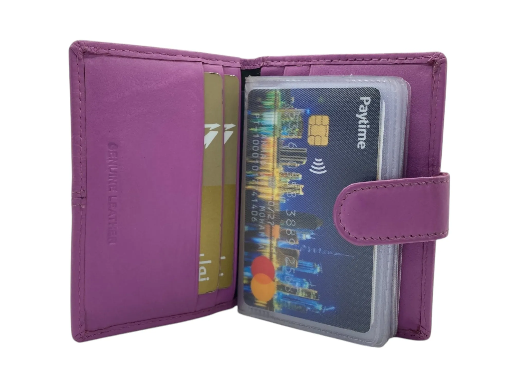 Card Case Small Size 16 Card Album Loop Lock # 1090B