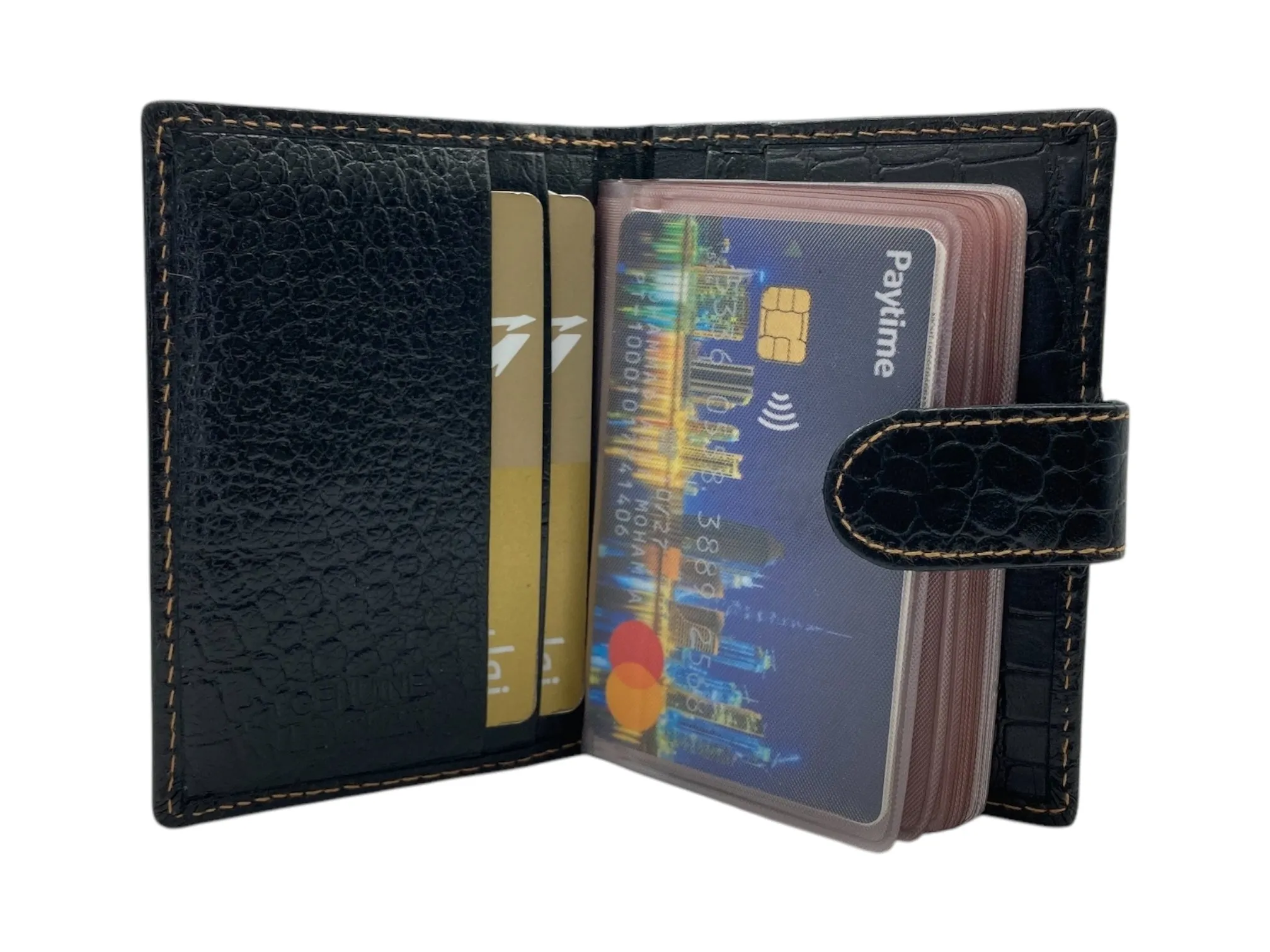 Card Case Small Size 16 Card Album Loop Lock # 1090B