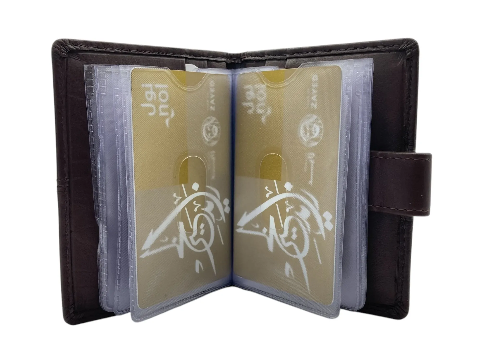 Card Case Small Size 16 Card Album Loop Lock # 1090B