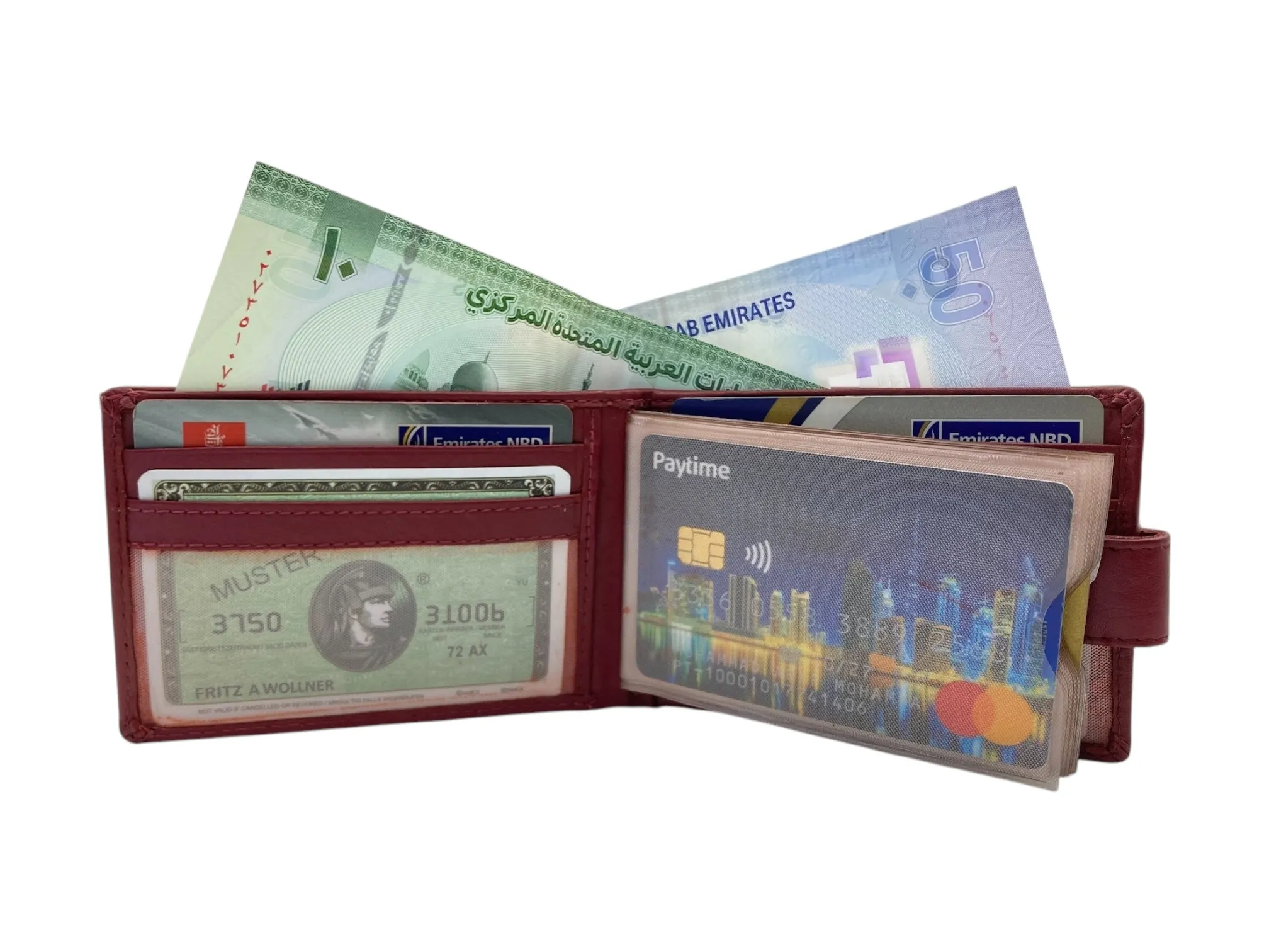 Card Case Small Wallet 12 Card Album Loop Lock   Coin Pocket # JD-689D