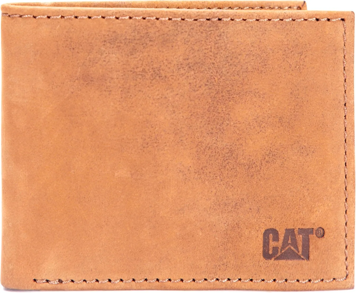 CAT Men's Leather Bifold Wallet