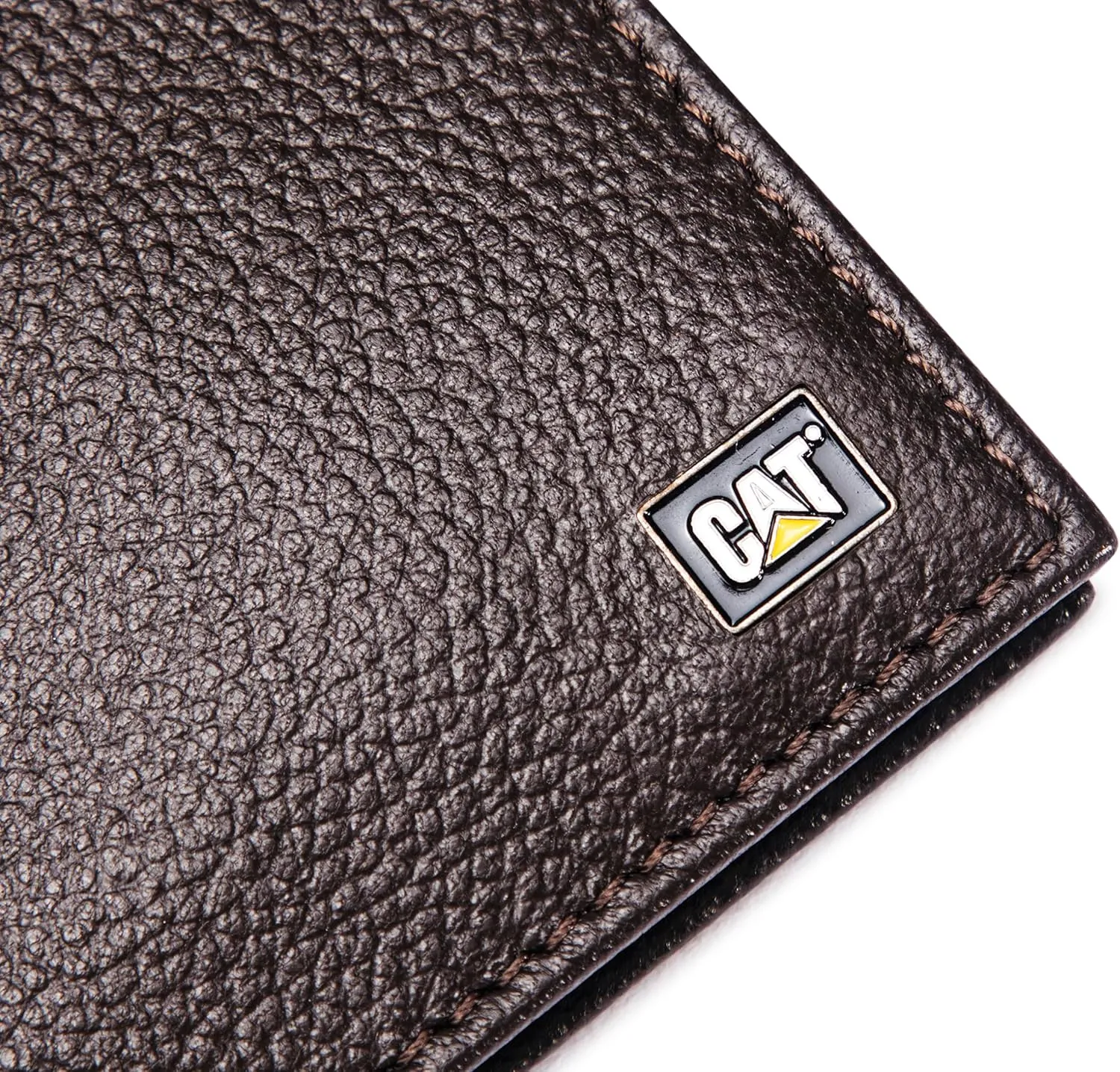 CAT Men's Leather Bifold Wallet