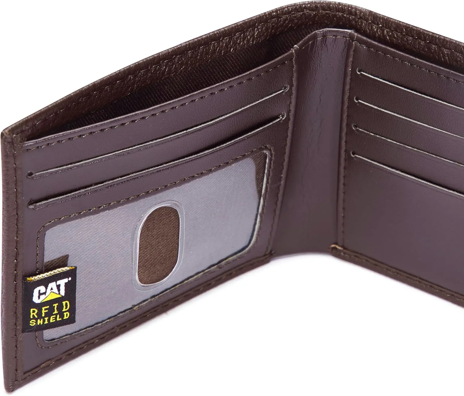 CAT Men's Leather Bifold Wallet