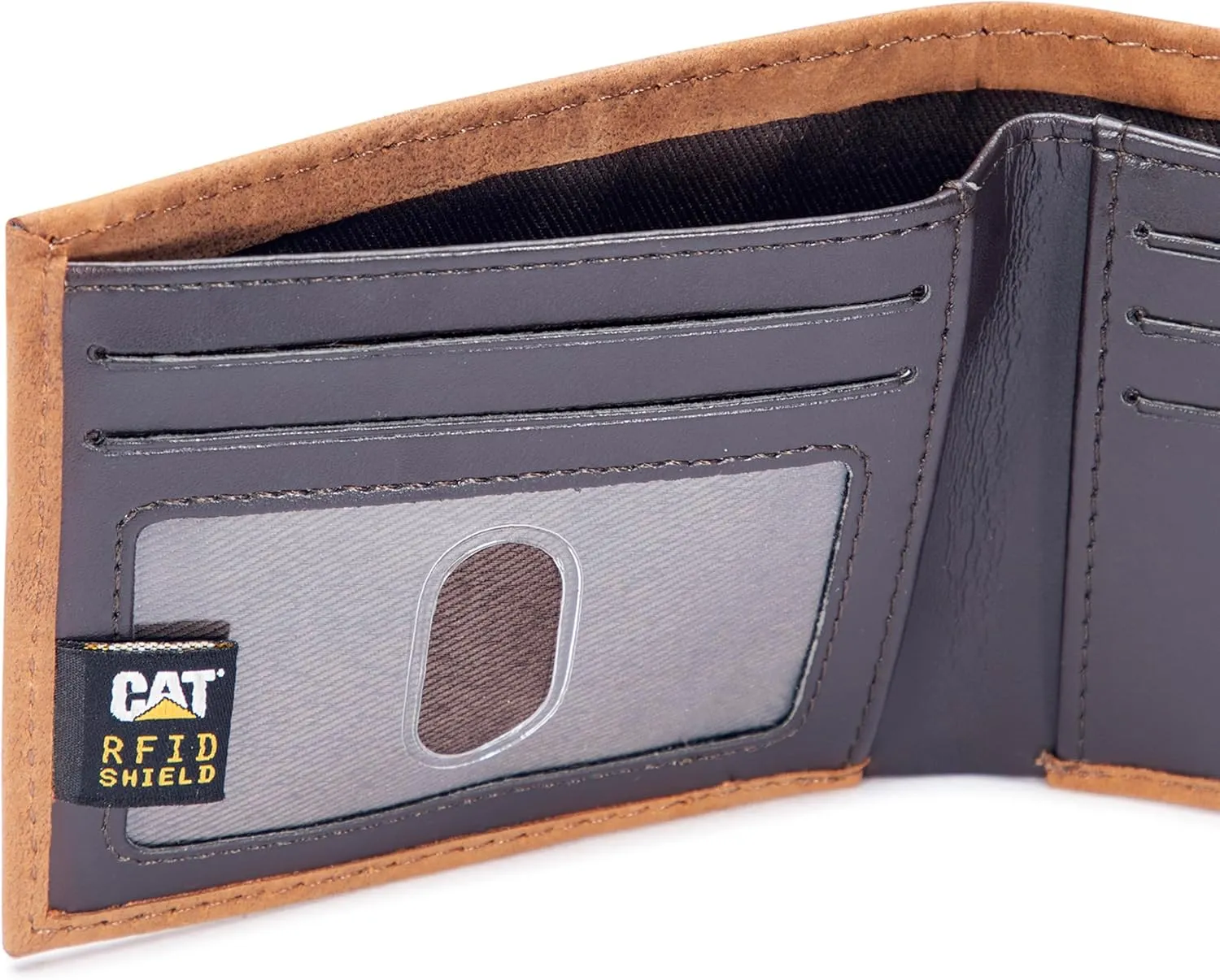CAT Men's Leather Bifold Wallet