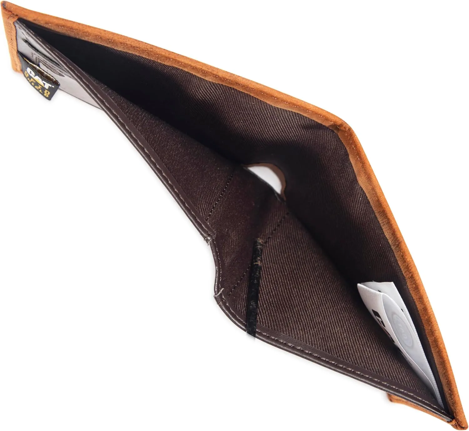 CAT Men's Leather Bifold Wallet