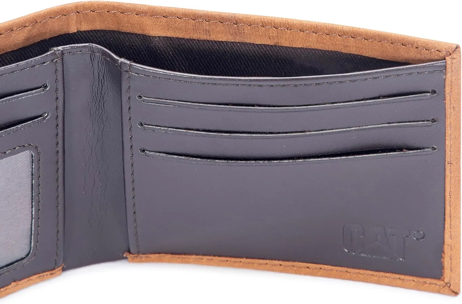 CAT Men's Leather Bifold Wallet