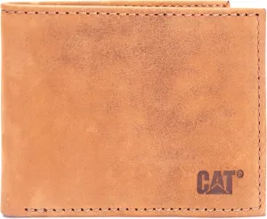 CAT Men's Leather Bifold Wallet
