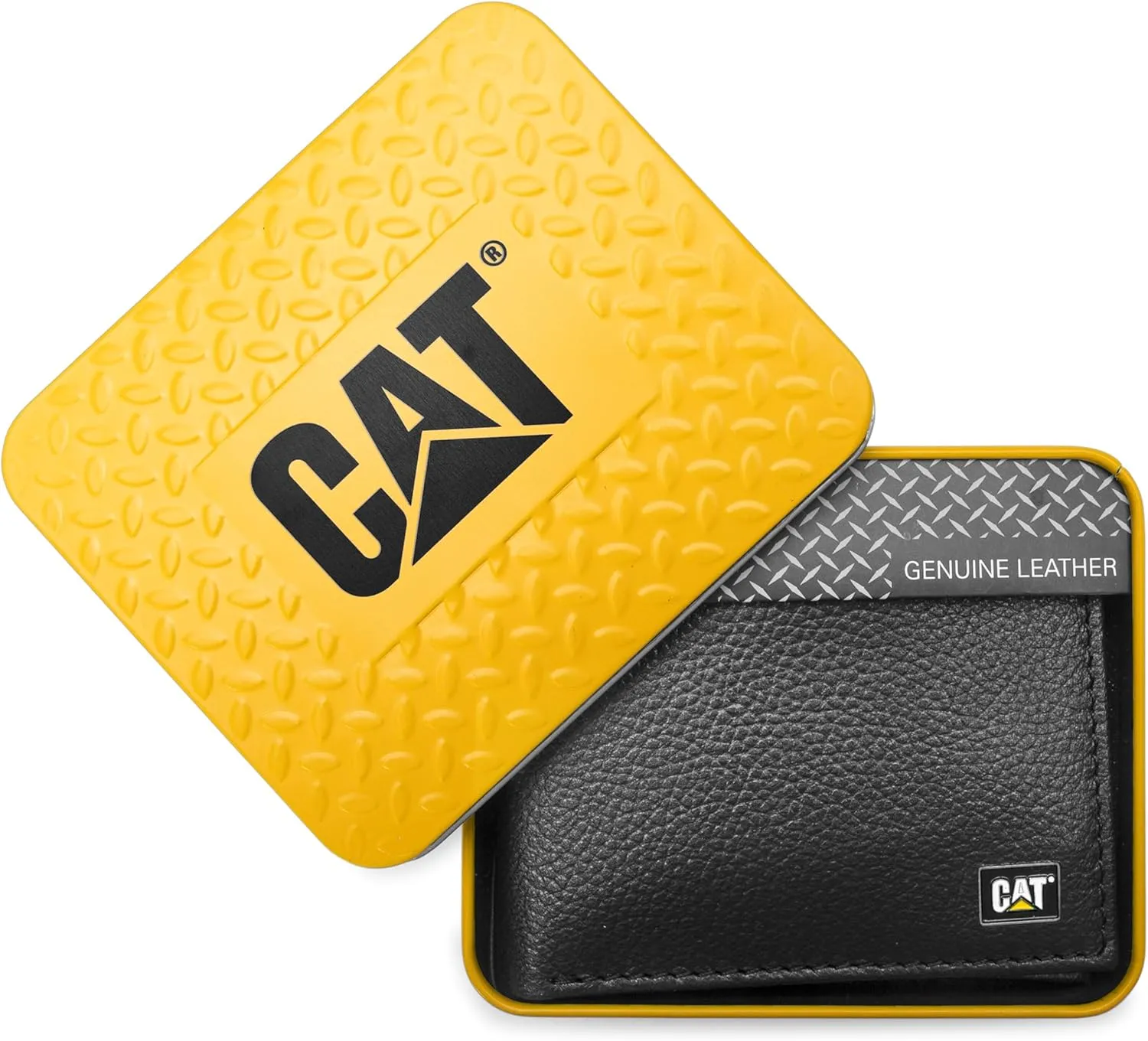 CAT Men's Leather Bifold Wallet