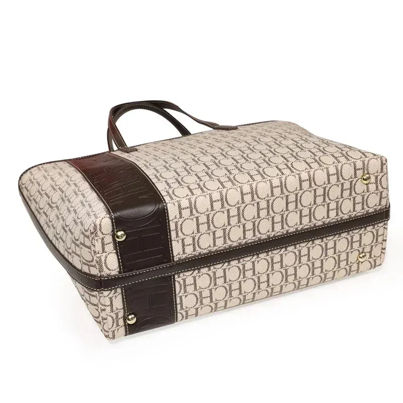 CH Women's Classic Shoulder Tote Bag – Vintage Crossbody Business Handbag