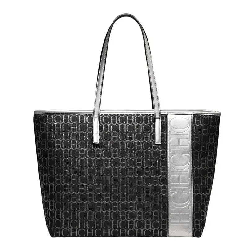 CH Women's Classic Shoulder Tote Bag – Vintage Crossbody Business Handbag