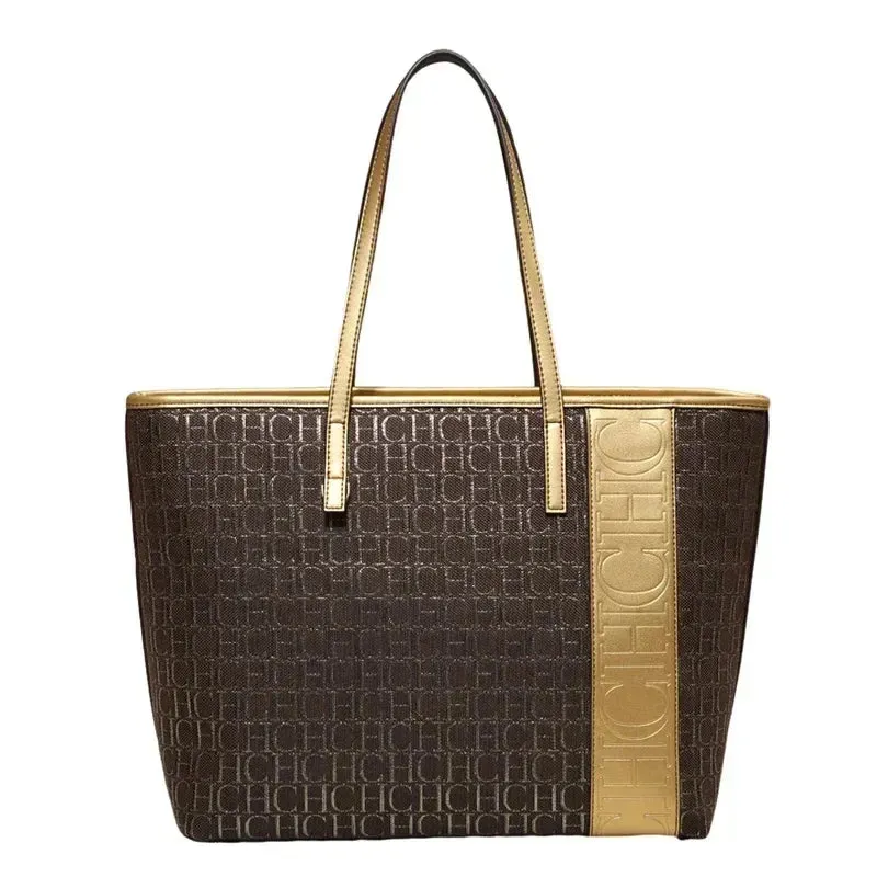 CH Women's Classic Shoulder Tote Bag – Vintage Crossbody Business Handbag