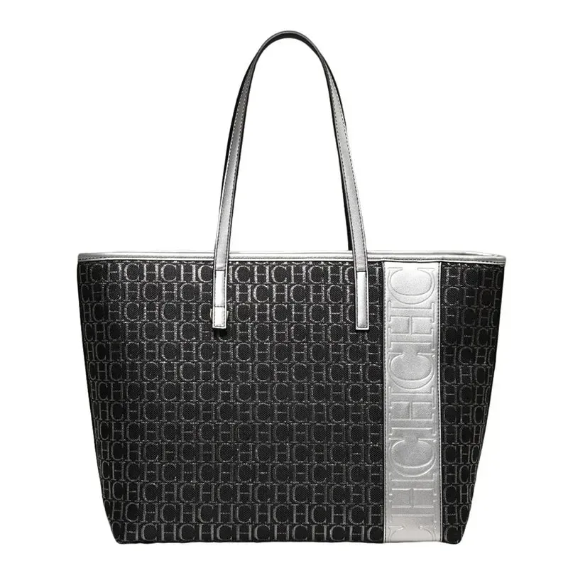CH Women's Classic Shoulder Tote Bag – Vintage Crossbody Business Handbag