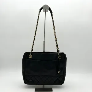 Chanel Quilted Chain Tote - Black Totes, Handbags ch8865fd