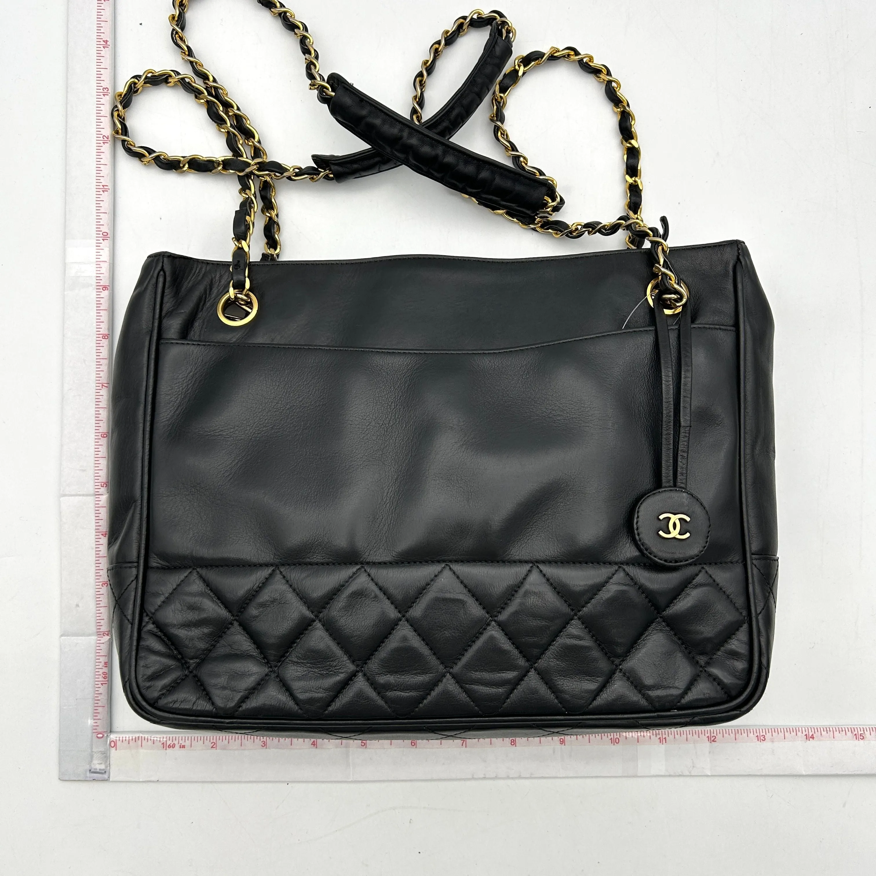 Chanel Quilted Chain Tote - Black Totes, Handbags ch8865fd