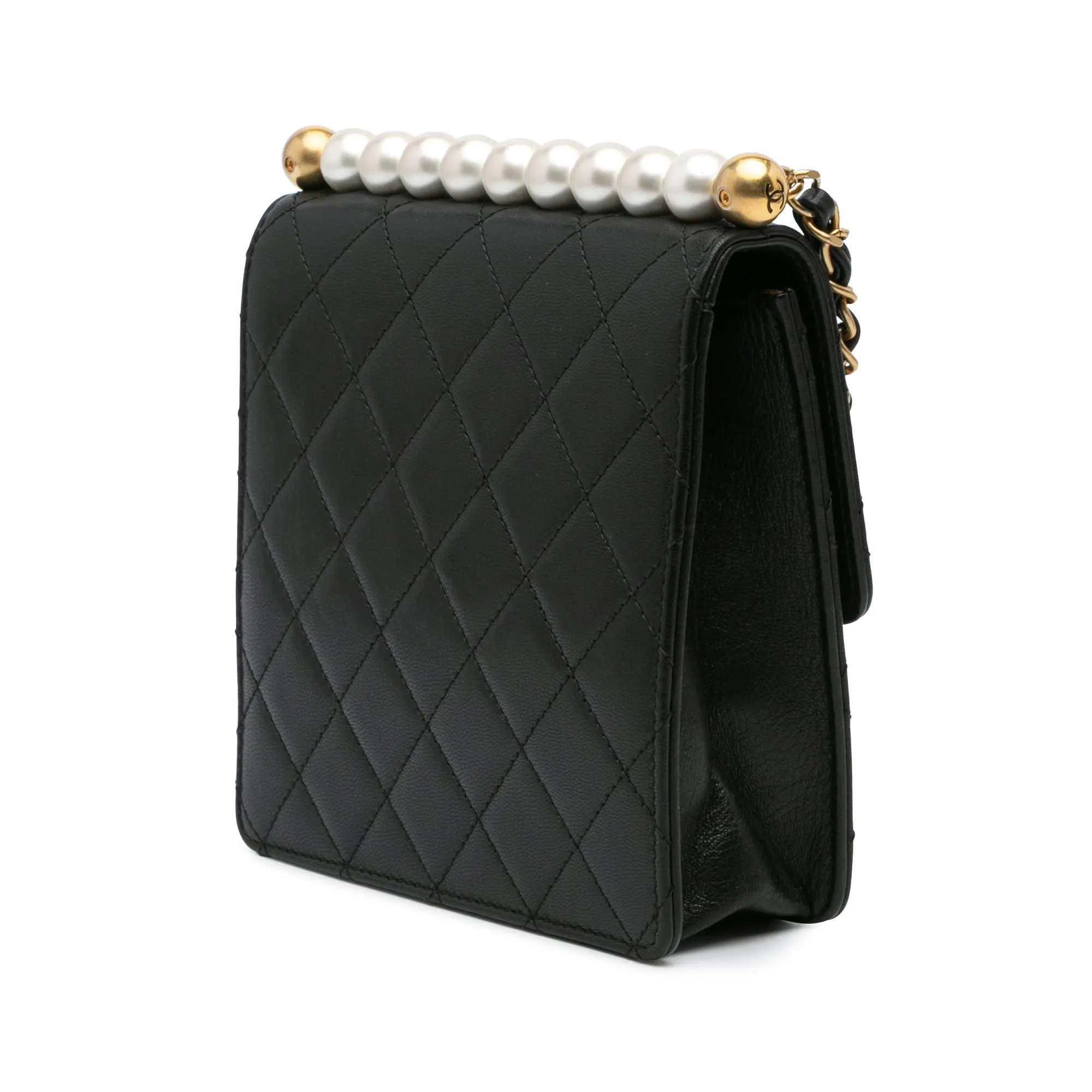 Chanel Small Lambskin Chic Pearls Flap