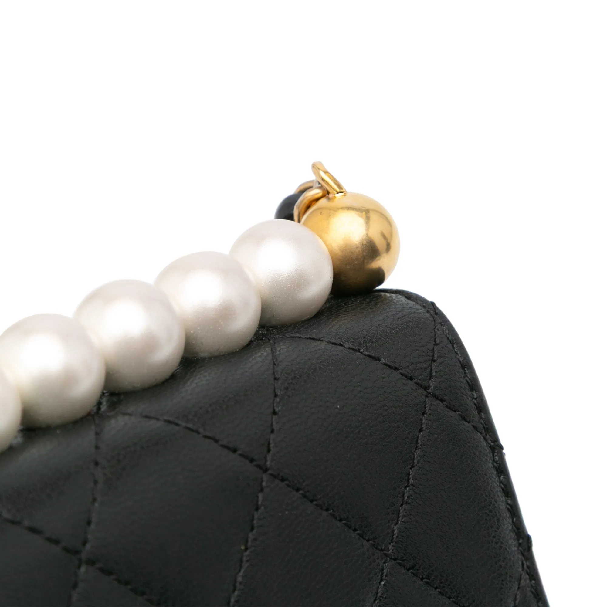 Chanel Small Lambskin Chic Pearls Flap