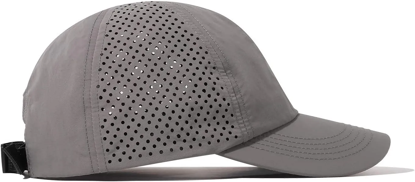 CLAPE Summer Mesh Baseball Cap Quick Dry Running hat Lightweight Cooling Sports Hat Unstructured Breathable Golf Cap Sun Hat