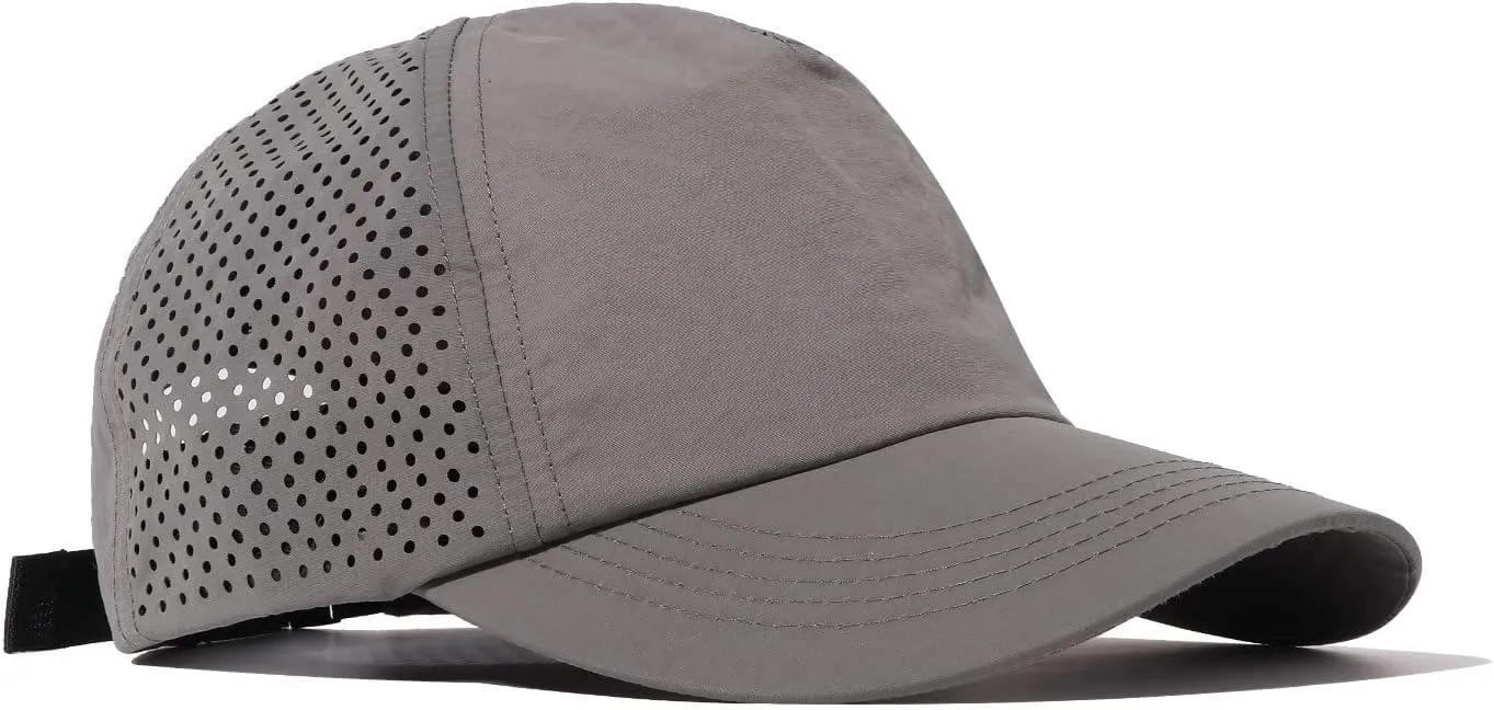CLAPE Summer Mesh Baseball Cap Quick Dry Running hat Lightweight Cooling Sports Hat Unstructured Breathable Golf Cap Sun Hat