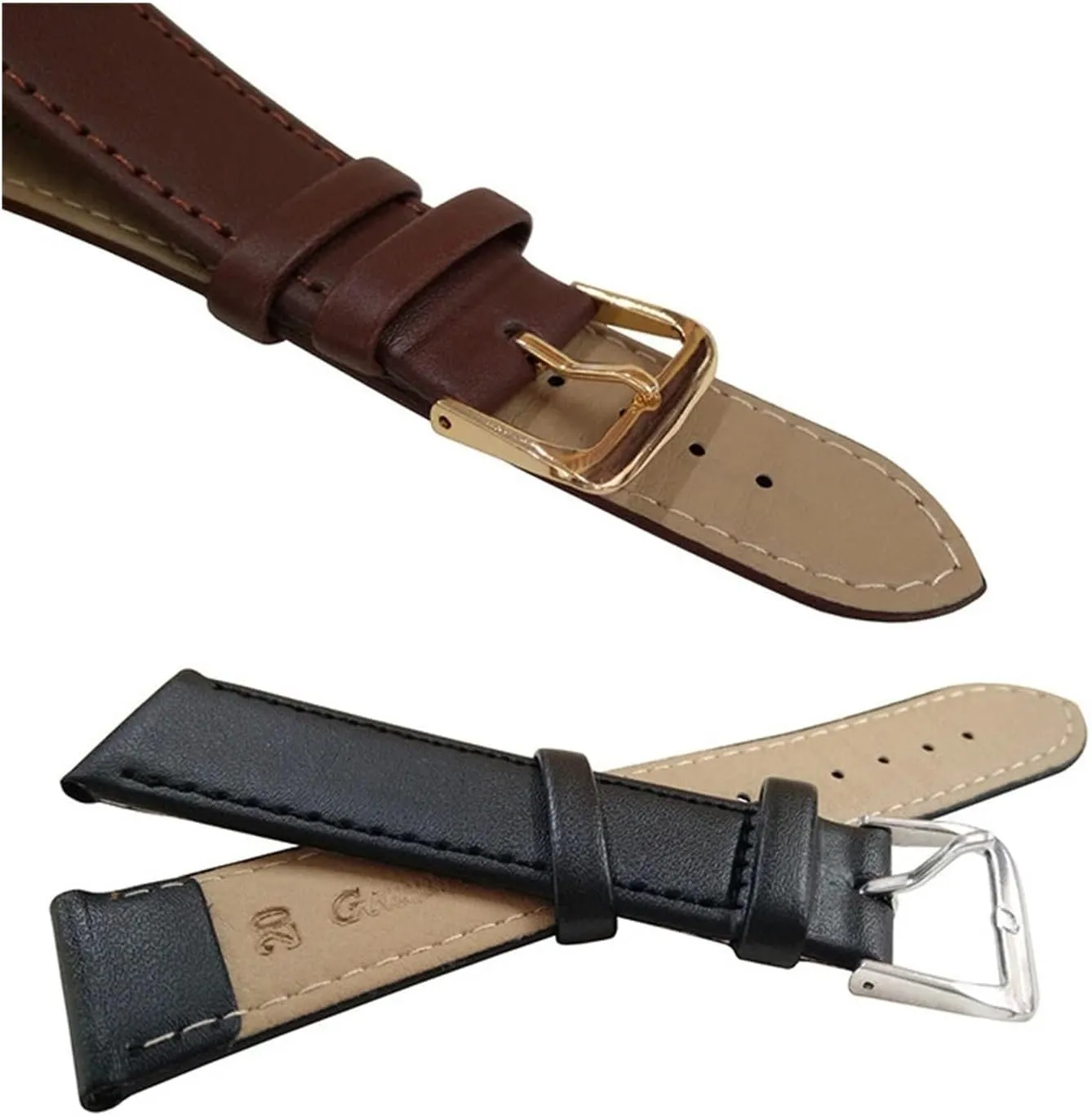 Classic Retro Leather Watch Band Quick Release Watch Strap For Men And Women 8mm10mm12mm14mm16mm18mm20mm22mm24mm