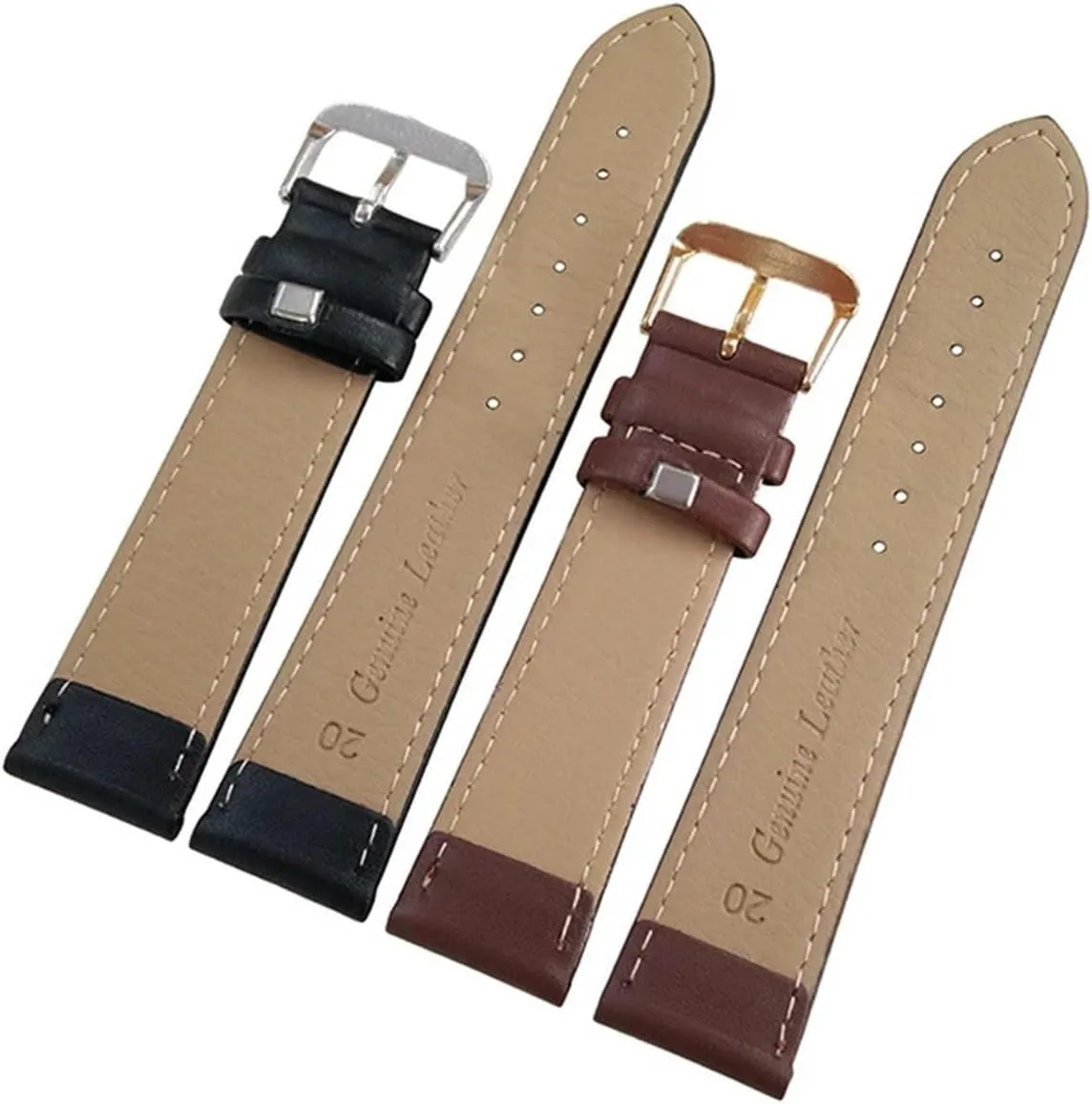 Classic Retro Leather Watch Band Quick Release Watch Strap For Men And Women 8mm10mm12mm14mm16mm18mm20mm22mm24mm