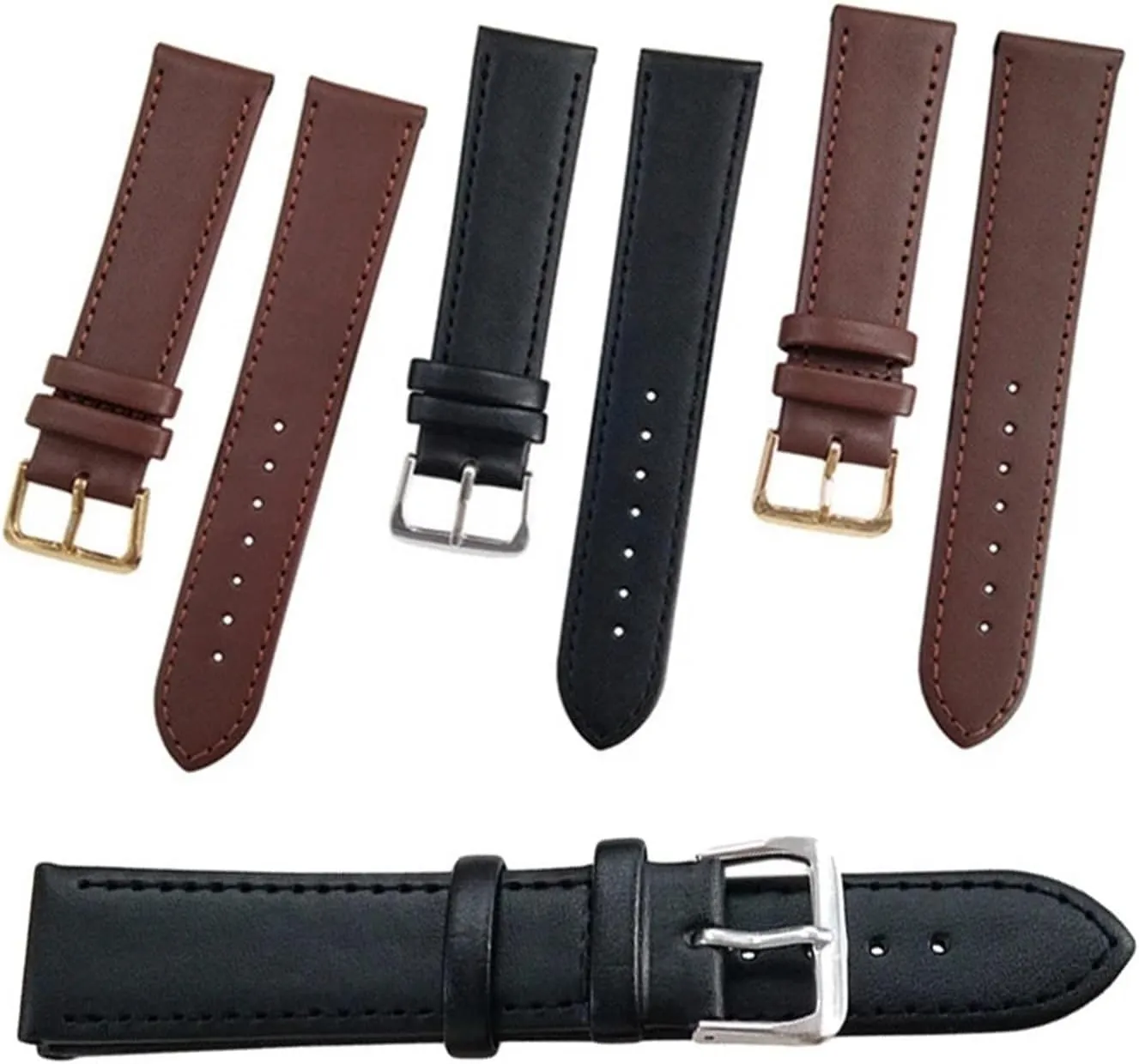 Classic Retro Leather Watch Band Quick Release Watch Strap For Men And Women 8mm10mm12mm14mm16mm18mm20mm22mm24mm