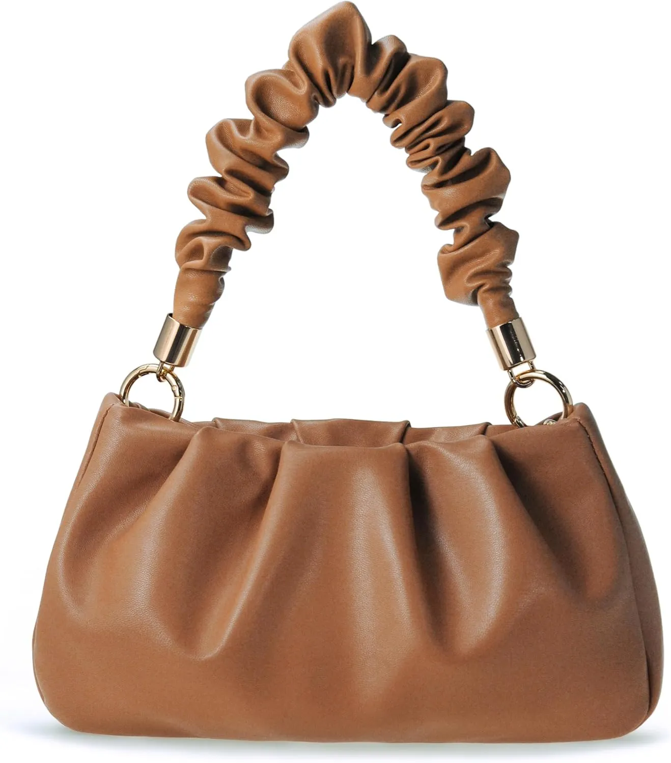 Cloud Pouch Bag Women Shoulder Handbag Soft Vegan Leather Vintage Hobo Chain Cross body Bag