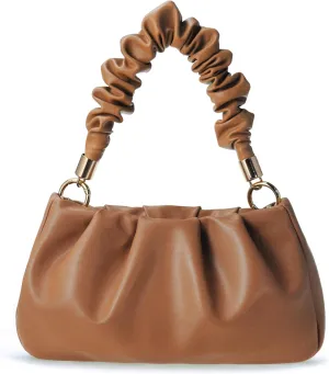 Cloud Pouch Bag Women Shoulder Handbag Soft Vegan Leather Vintage Hobo Chain Cross body Bag