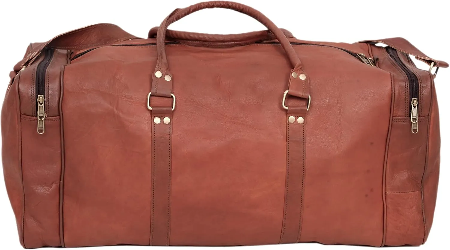 Corium Leather Duffle, Gym Duffle Bag, Overnight Luggage Bag (24-inch)